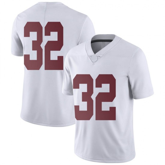 Alabama Crimson Tide Men's C.J. Williams #32 No Name White NCAA Nike Authentic Stitched College Football Jersey CD16H11MD